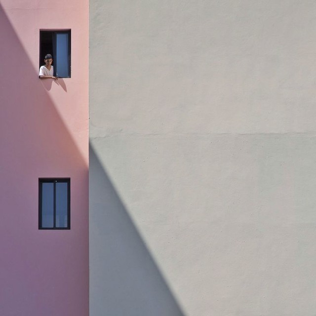 业余摄影师Serge Najjar关于人与建筑的极简主义摄影
