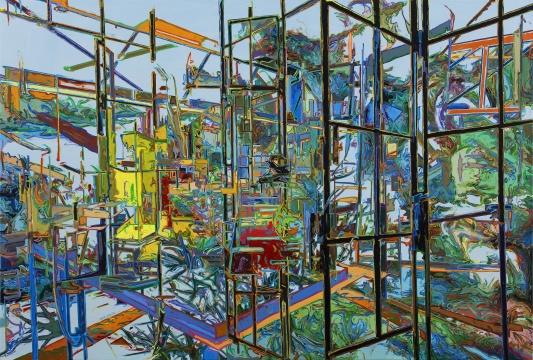 《看过片段的记忆》 150×220cm 布面油画  2015
