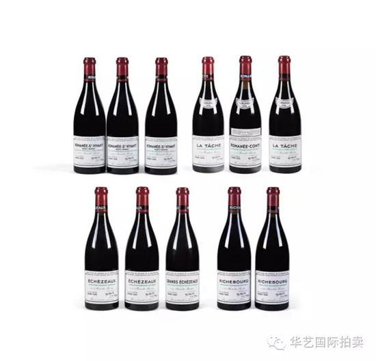 罗曼尼康帝套装1996 11瓶/11 bottles

　　成交价：RMB 287，500