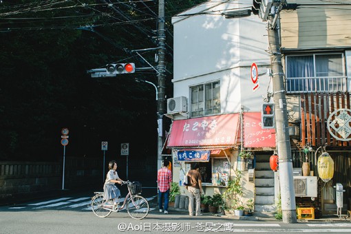 摄影师苍旻之鹰日本小镇街头风光摄影