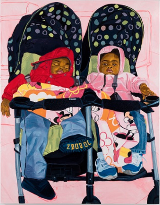 Jordan Casteel，《Twins》，2017年