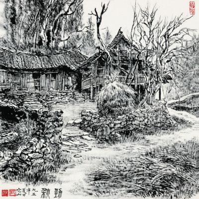 
	劲秋（国画） 68×68厘米 1995年 张仃 中国美术馆藏