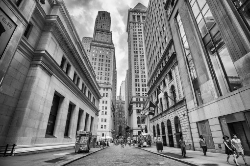 黑白色调的纽约城市街头摄影图片