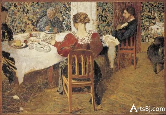 Vuillard, 午餐, 1895, 海斯收藏品