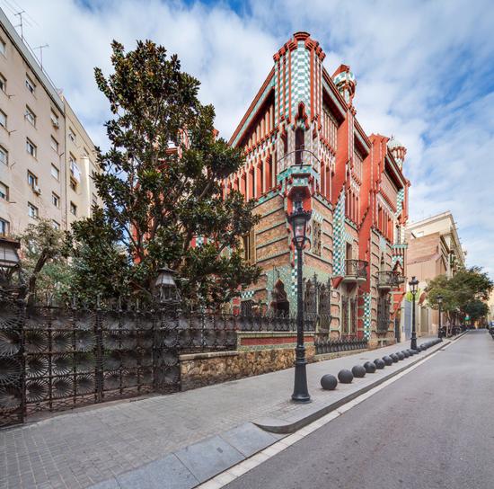 Casa Vicens。图片：致谢Casa Vicens与摄影师Pol Viladoms