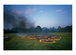 03-Man and Sky as One Series 2-Energy天人合一系列二能量.photoPigment print.2007150X247cm