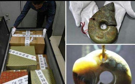 追回的被盗文物玉猪龙，价值100万—300万元人民币