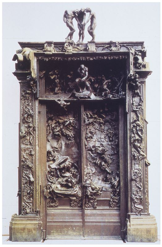 　　奥古斯特·罗丹《地狱之门》，cast in bronze by Alexis Rudier, 1917。图片：Courtesy of Museé Rodin