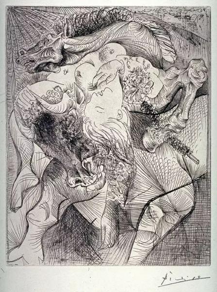 毕加索，《女斗牛士》，1934年