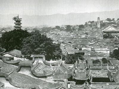 乌塔与白塔，现藏福州市档案馆，Ted Francis Jones摄