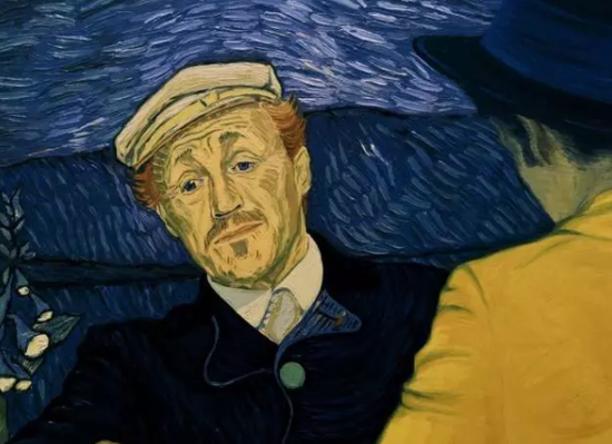 Jerome Flynn所扮演的Gachet医生。图片：Courtesy Good Deed Entertainment and Loving Vincent