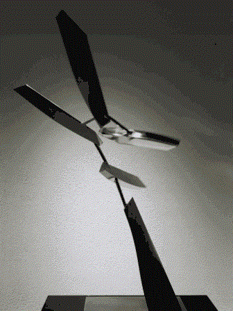 Lin Emery, Zig-Zag, metal wind power（图片来源：中国雕塑学会）
