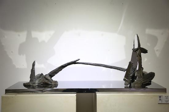 《横象》（120cm、20cm、40cm）、不锈钢、2016
