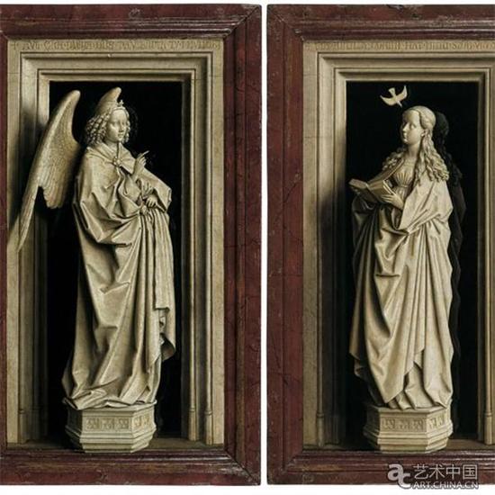 《天使报喜》（大天使加布里埃尔；Virgin Mary）（1433 - 1435），图片来源：CNN