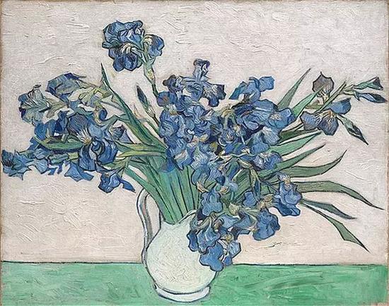 Irises，1890，Vincent van Gogh，大都会艺术博物馆藏