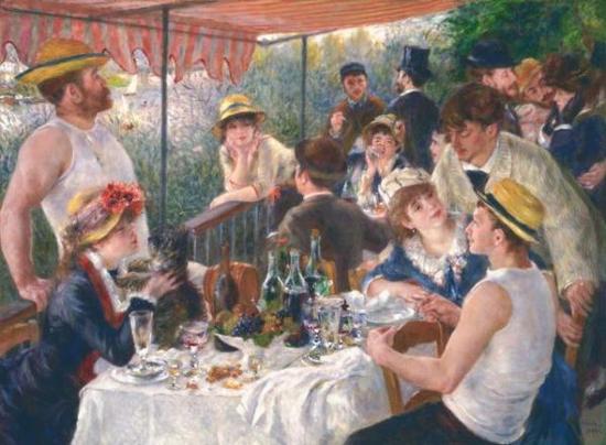 《船上的午宴》,雷诺阿，1880－1881年