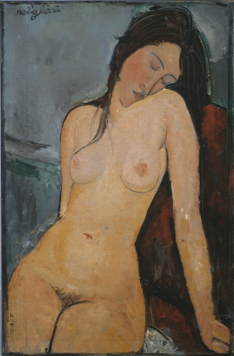 Modigliani_-_Female_nude_(Iris_Tree)