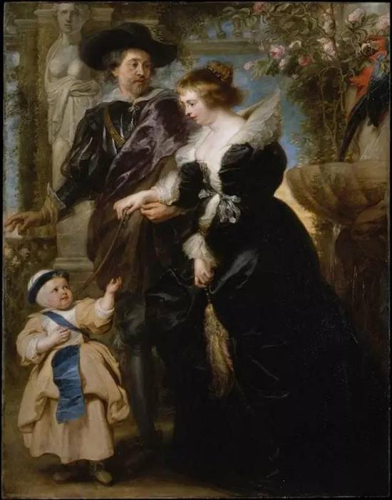 Rubens, His Wife Helene Fourment, and Their Son