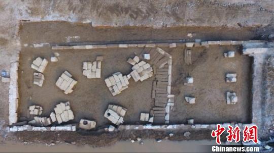 图为绵阳市三台县发现明清时期文庙建筑基址。 绵阳市博物馆提供
