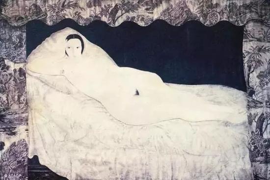 裸卧的吉吉 1922