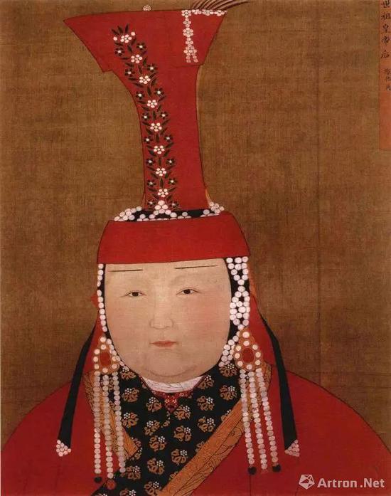 《元世祖皇后像》 台北故宫博物院藏