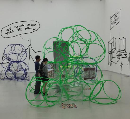 2015年时在上海当代艺术博物馆展出的“街头博物馆” ?PSA