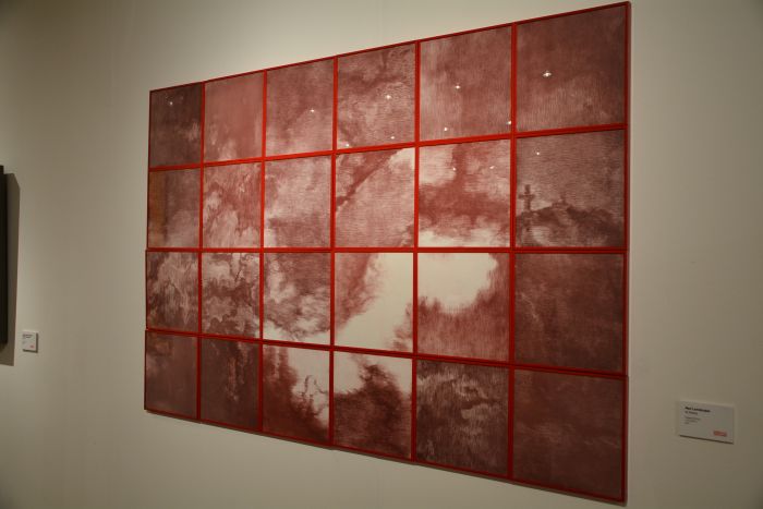 10“新绘画：中国当代绘画展”参展艺术家苏新平作品《红色风景》