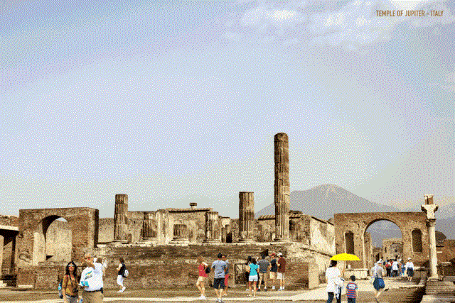 the temple of jupiter， pompeii