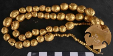 厄瓜多尔JAMA博物馆2017年7月被盗的金质项链

