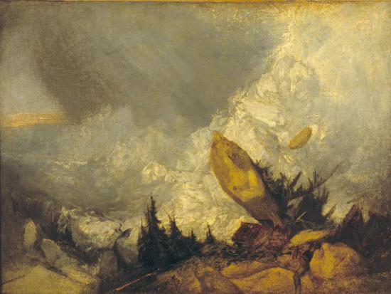 The Fall of an Avalanche in the Grisons，1810