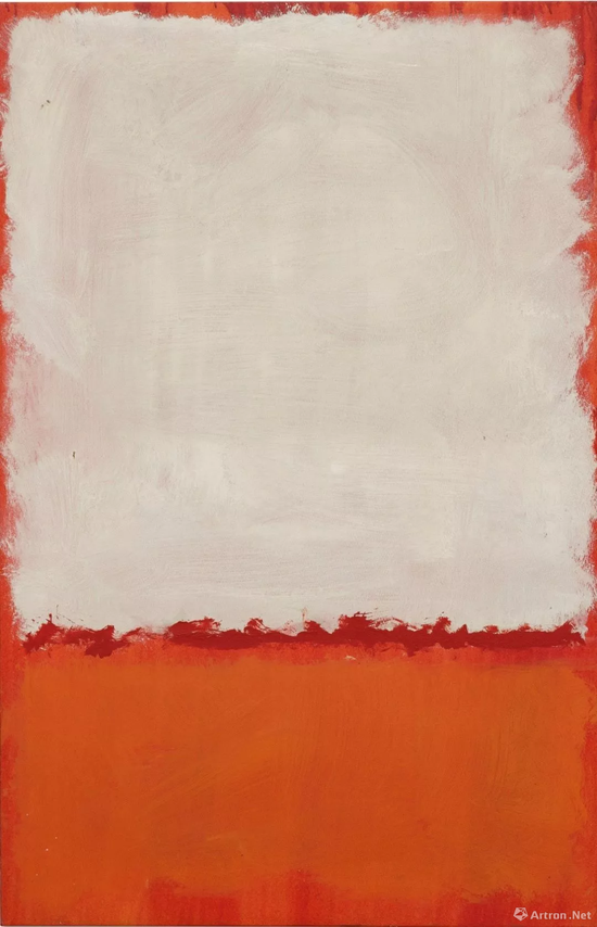 马克·罗斯科（Mark Rothko）《无题》布面油画 99.1x64.8cm 1969年 成交价：1885.65万美元