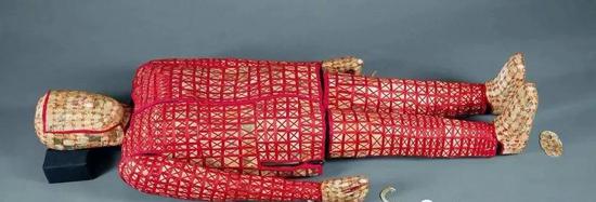 西汉南越王的丝缕玉衣，现藏于西汉南越王博物馆