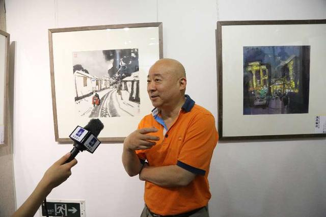 “剑出偏锋——王俭水墨艺术展”在北京荣宝斋大厦美术馆开幕