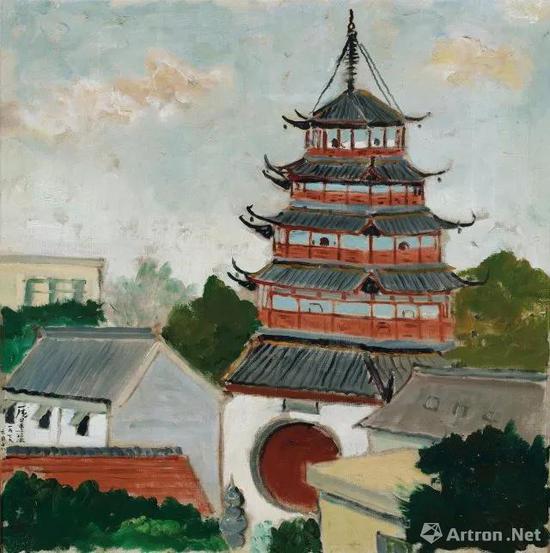 庞薰琹 《文峰塔》1782.5万元 中国嘉德