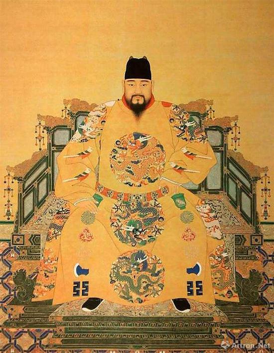 《明英宗半身像》台北故宫博物院藏