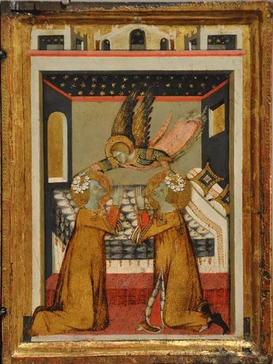 中世纪意大利祭坛画 图片来自网络