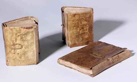 V&A共收藏三卷、共五本达-芬奇笔记，被称为《福斯特抄本