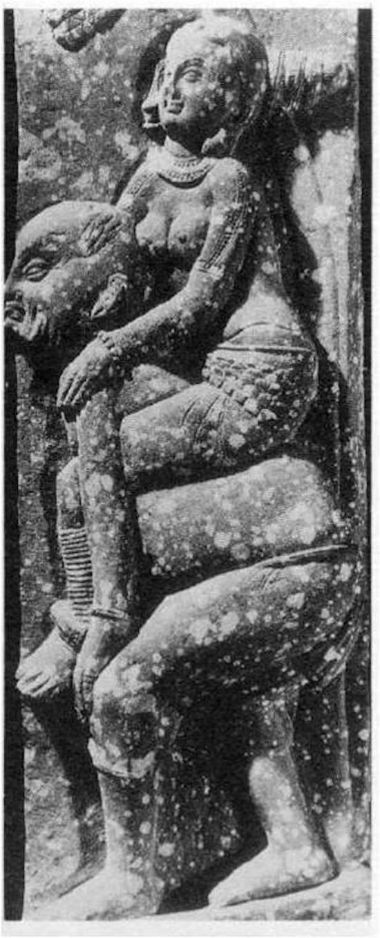 贵霜时期的栏柱雕刻，是《大唐西域记》中“驾肩而还”细节在犍陀罗地区的体现