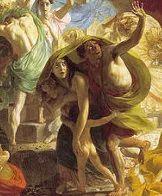 俄国画家布留洛夫1830年创作的著名油画《庞贝末日》曾轰动一时