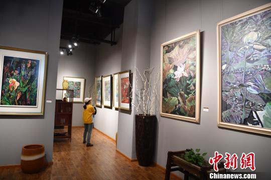 图为当天的展览现场 刘冉阳 摄