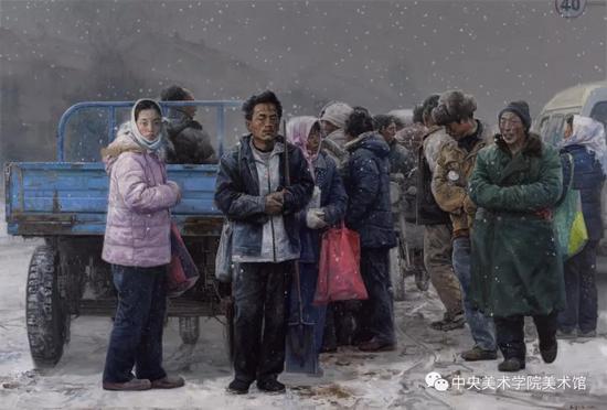 王少伦，《出路》200x300cm 布面油画 2011
