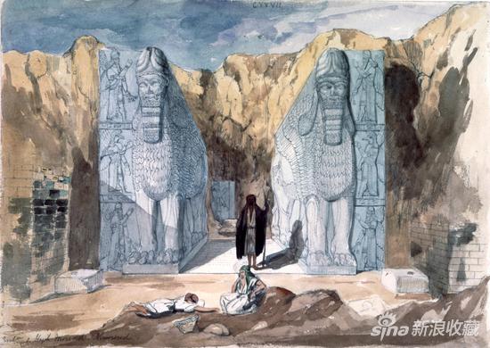 Discovery of Nimrud （图片来自大英博物馆）