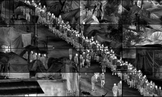 2017年度获奖者Richard Mosse（爱尔兰）的《网格》，出自《Heat Maps》系列