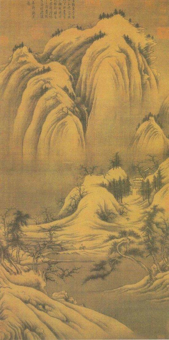 北宋 巨然 《雪景图》 台北故宫博物院藏