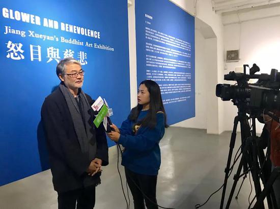 策展人贾廷峰接受媒体专访