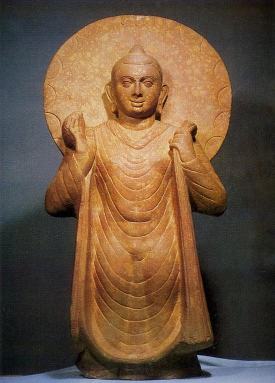 U字立佛像——秣菟罗博物馆藏，2世纪前期