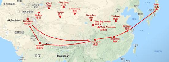 汉代四川通往印度与西方的主要通道