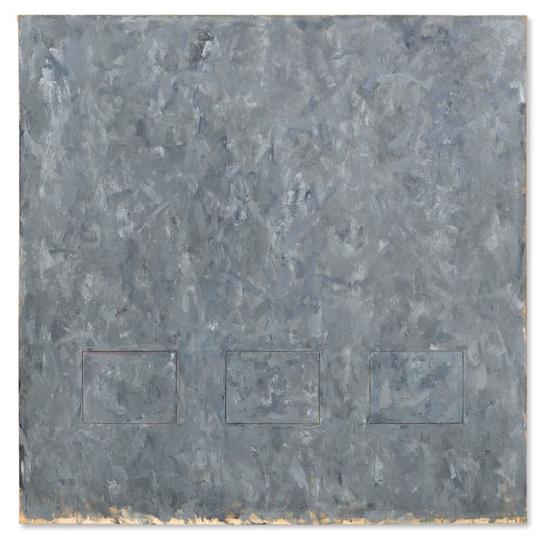 贾斯培·琼斯(b.1930)  1957年作 《灰色矩形》 152.4x152.4cm   2112.5万美元