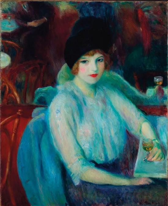 威廉-格拉肯斯《拉法叶咖啡厅（凯-刘雷尔的肖像》79.25万美元成交