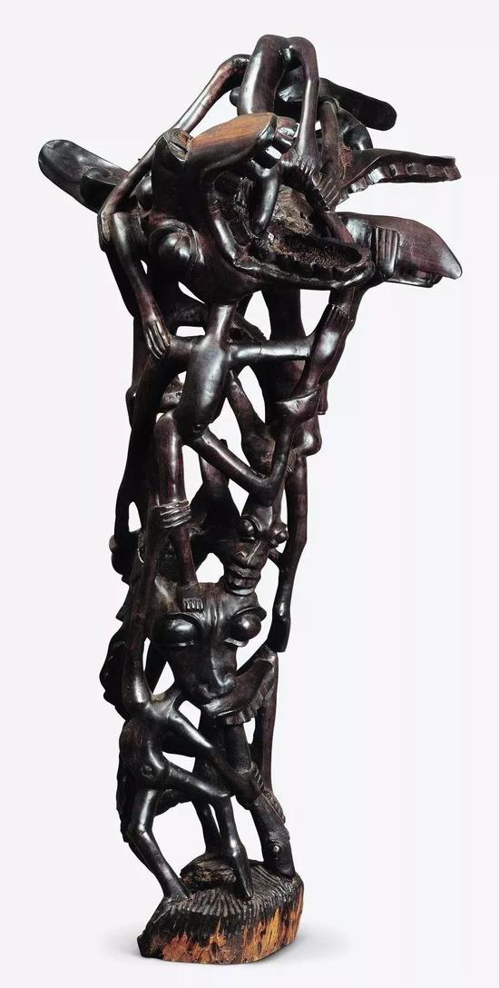 森林的狂想 穆维卡（坦桑尼亚）1990年 161×73×81cm